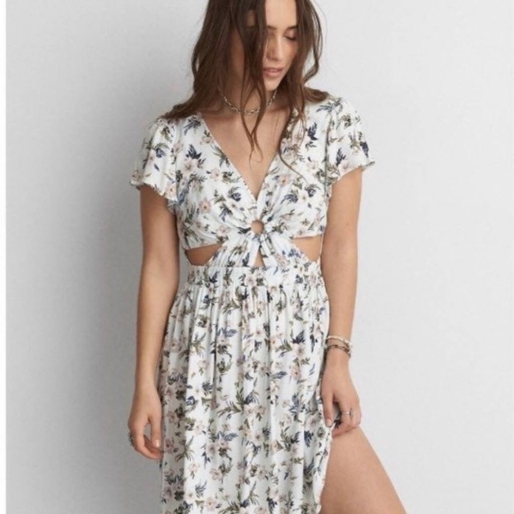 AE Floral Cutout Dress!